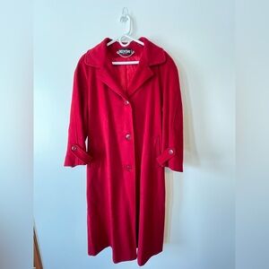 Billycoat red wool coat